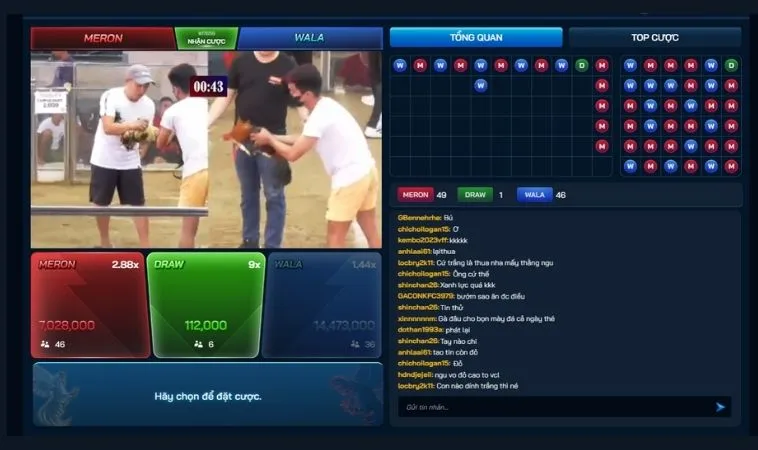 Sân Chơi Đá Gà Tại V7Bet Kịch Tính Đỉnh Cao Cho Kê Thủ 1 Giao diện cá cược Đá Gà V7Bet