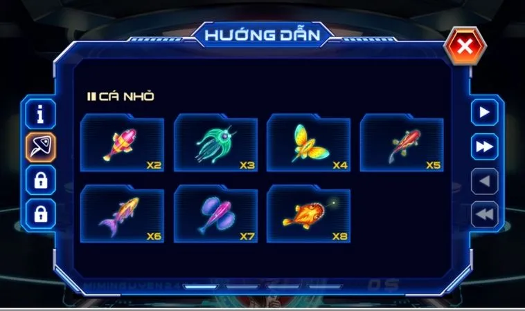 Các sinh vật trong game Bắn Cá Men In Black V7Bet