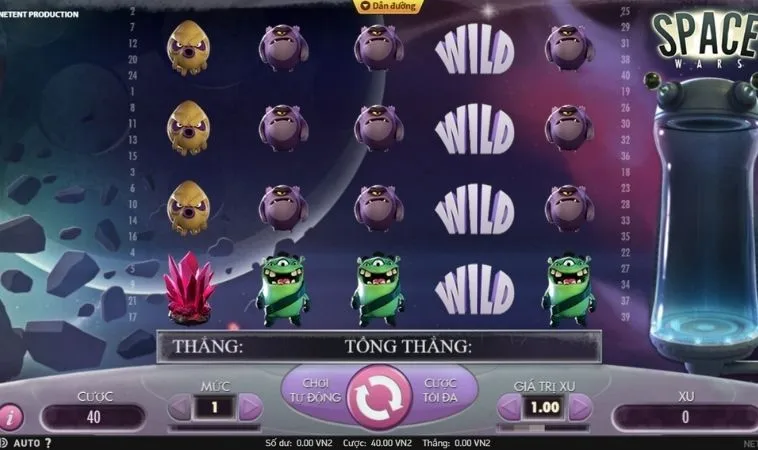 Giao diện chơi Nổ Hũ Vũ Trụ Tại V7Bet