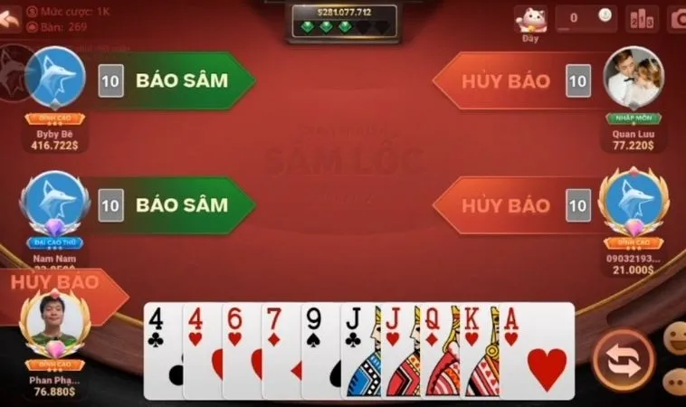 Chiến thuật báo sâm hiệu quả trong Sâm Lốc Nhà Cái V7Bet