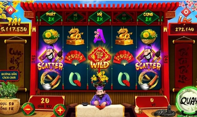 Các biểu tượng trong game Nổ Hũ Ông Đồ Tại V7Bet