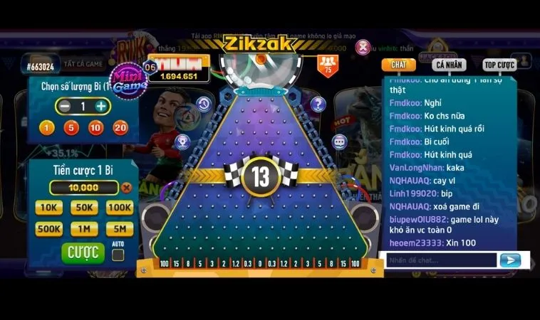 Tuyệt Kỹ Cách Chơi Game Nhanh ZicZac Tại V7Bet Giúp Cược Thủ Hốt Bạc Tỷ 2 Giao diện chơi game nhanh ZicZac Tại V7Bet